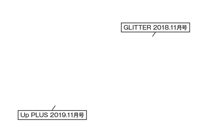 GLITTER 2018.11月号　Up PLUS 2019.11月号